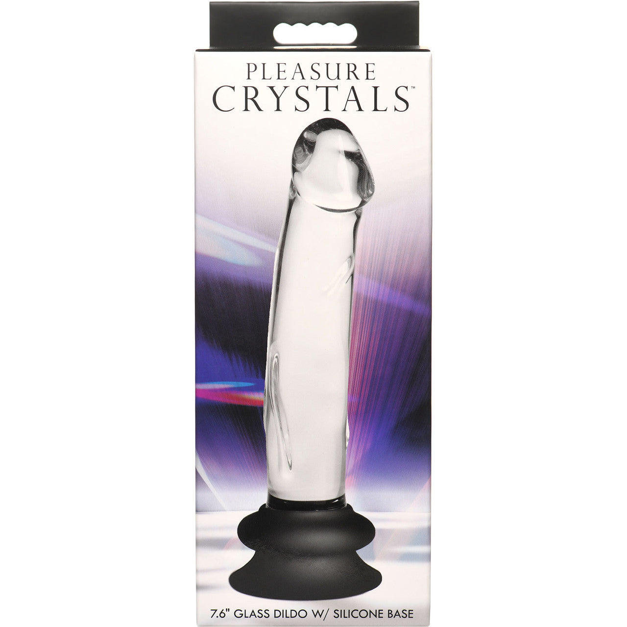 Pleasure Crystals 7.6" Glass Dildo With Suction Cup