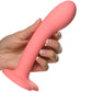 Simply Sweet G-Spot Silicone Suction Cup Dildo - Pink