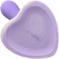 Simply Sweet Slim Silicone G-Spot Suction Cup Dildo - Purple & White