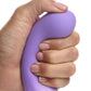 Simply Sweet Slim Silicone G-Spot Suction Cup Dildo - Purple & White