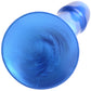 Simply Sweet 7" Silicone G-Spot Dildo With Suction Cup - Metallic Blue