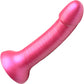 Simply Sweet 7" Silicone G-Spot Dildo With Suction Cup - Metallic Pink