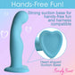 Simply Sweet 21X Vibrating Thick Rechargeable Silicone G-Spot Vibrator With Remote - Teal