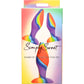 Simply Sweet Rainbow 3-Piece Silicone Butt Plug Set