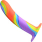 Simply Sweet Rainbow 6.75" Silicone Suction Cup Dildo