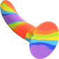 Simply Sweet Rainbow 6.75" Silicone Suction Cup Dildo