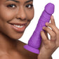 Lollicock 7" Silicone Suction Cup Dildo - Grape