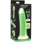Lollicock Glow In The Dark 8" Silicone Suction Cup Dildo - Green