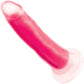 Lollicock Glow In The Dark 8" Silicone Suction Cup Dildo - Pink