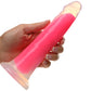 Lollicock Glow In The Dark 8" Silicone Suction Cup Dildo - Pink