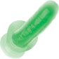 Lollicock Glow In The Dark 8.2" Silicone Suction Cup Dildo With Balls - Green