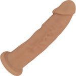 FleshStixxx 6 Inch Silicone Bendable Dildo - Caramel