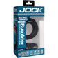 Jock Rumbler Vibrating & Warming Rechargeable Cock Ring With Remote - Medium