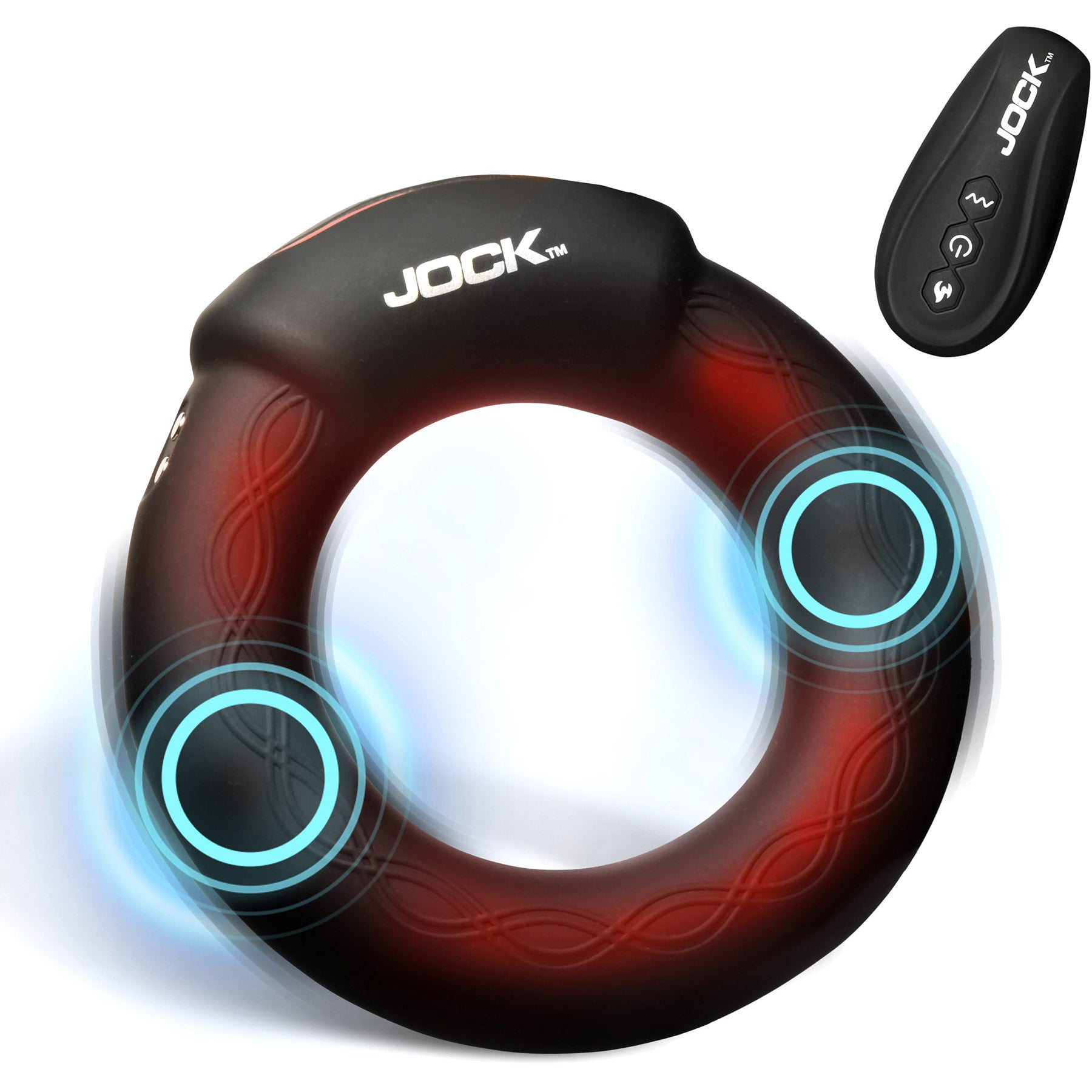 Jock Rumbler Vibrating & Warming Rechargeable Cock Ring With Remote