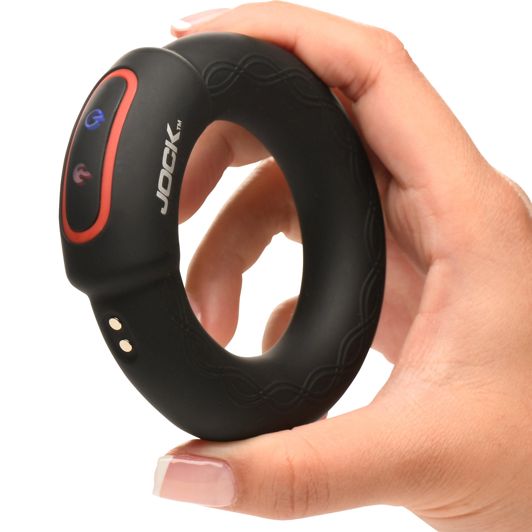 Jock Rumbler Vibrating & Warming Rechargeable Cock Ring With Remote