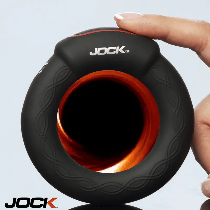 Jock Rumbler Vibrating & Warming Rechargeable Cock Ring With Remote