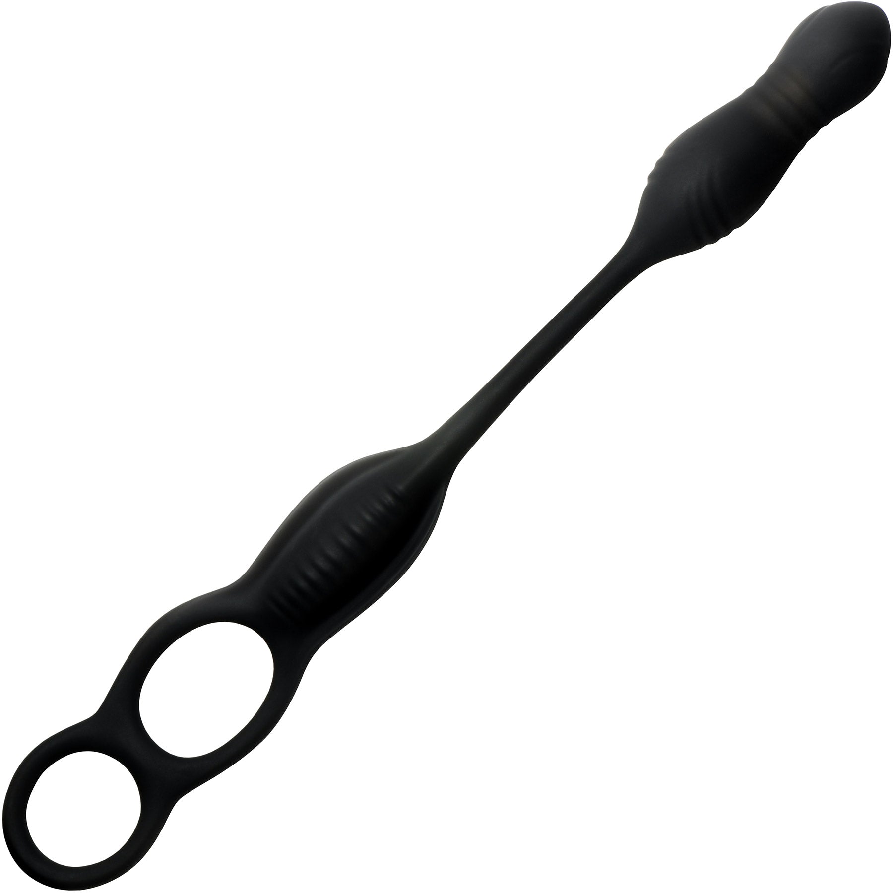 Jock Hyper Thrusting and Vibrating Anal Plug with Cock Ring
