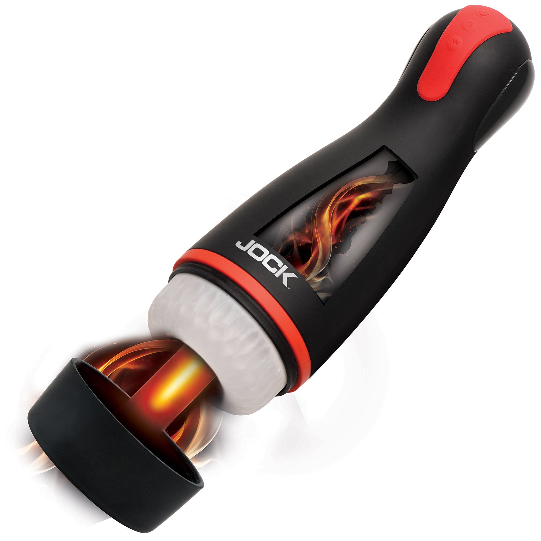 Jock Blaze Vibrating, Sucking, and Warming Rechargeable Masturbator