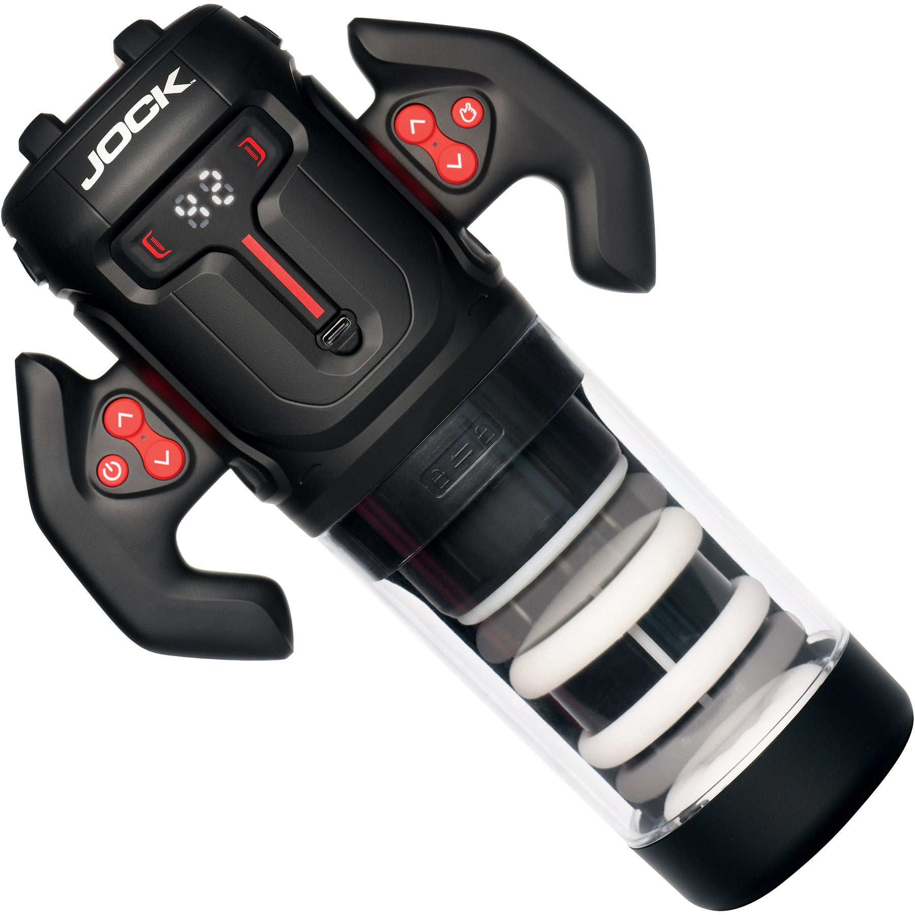 Jock Turbo Spin Thrusting and Rotating Rechargeable Masturbator
