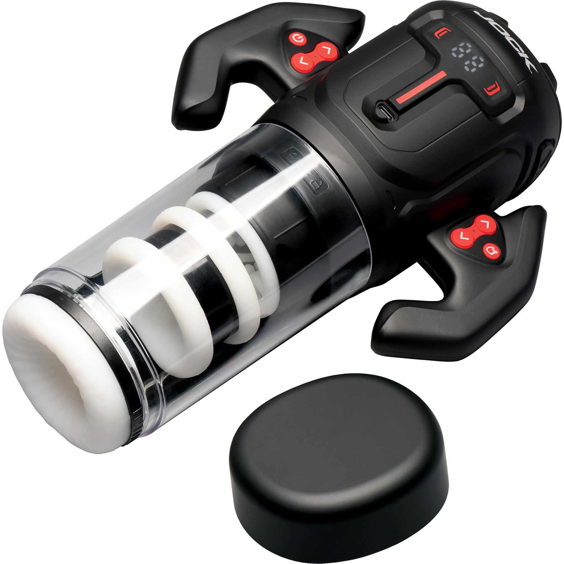 Jock Turbo Spin Thrusting and Rotating Rechargeable Masturbator