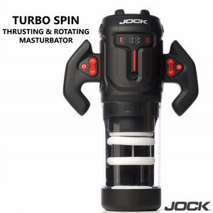 Jock Turbo Spin Thrusting and Rotating Rechargeable Masturbator