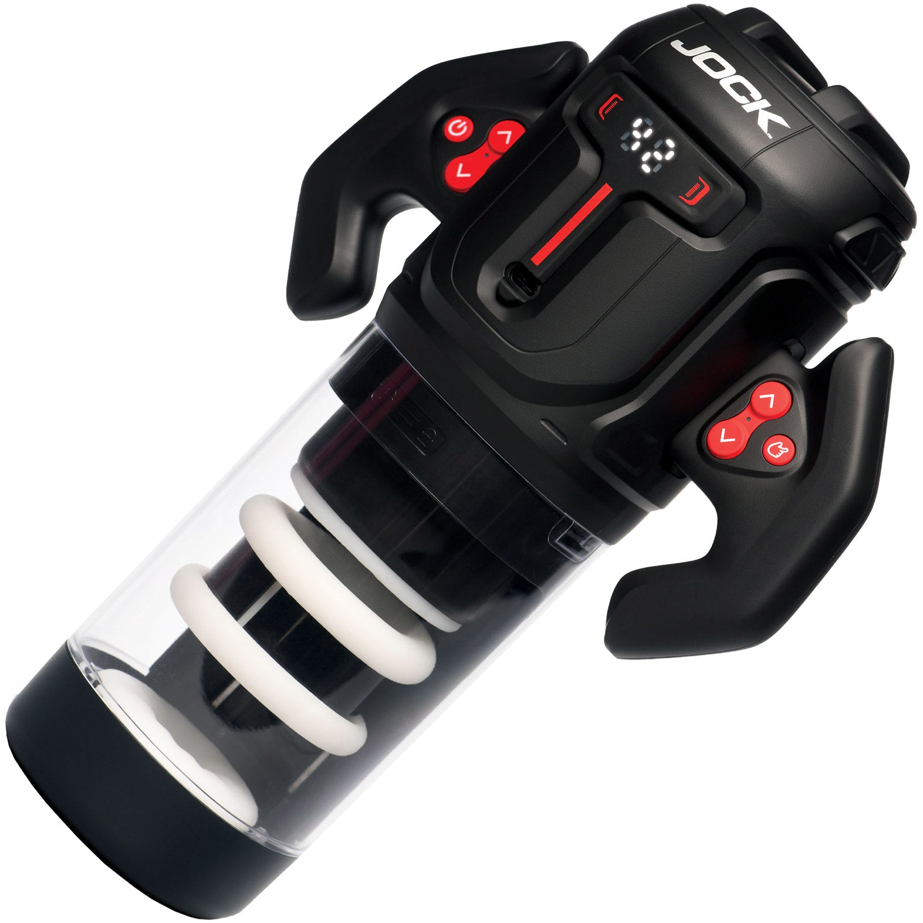 Jock Turbo Spin Thrusting and Rotating Rechargeable Masturbator
