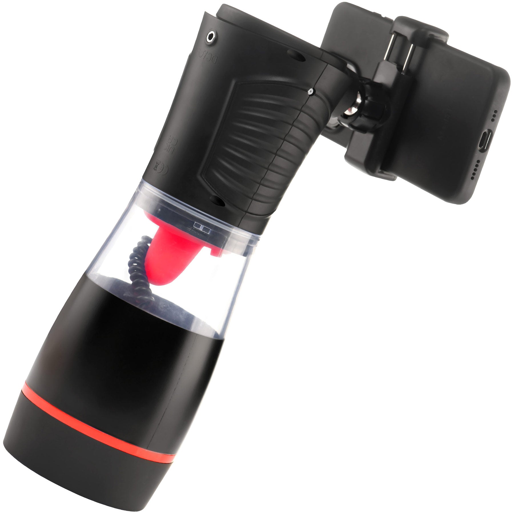 Jock Blow Job Sucking Licking and Vibrating Rechargeable Masturbator