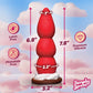 Strawberry Sweet Cream Premium 7.8" Silicone Dildo With Suction Cup Base