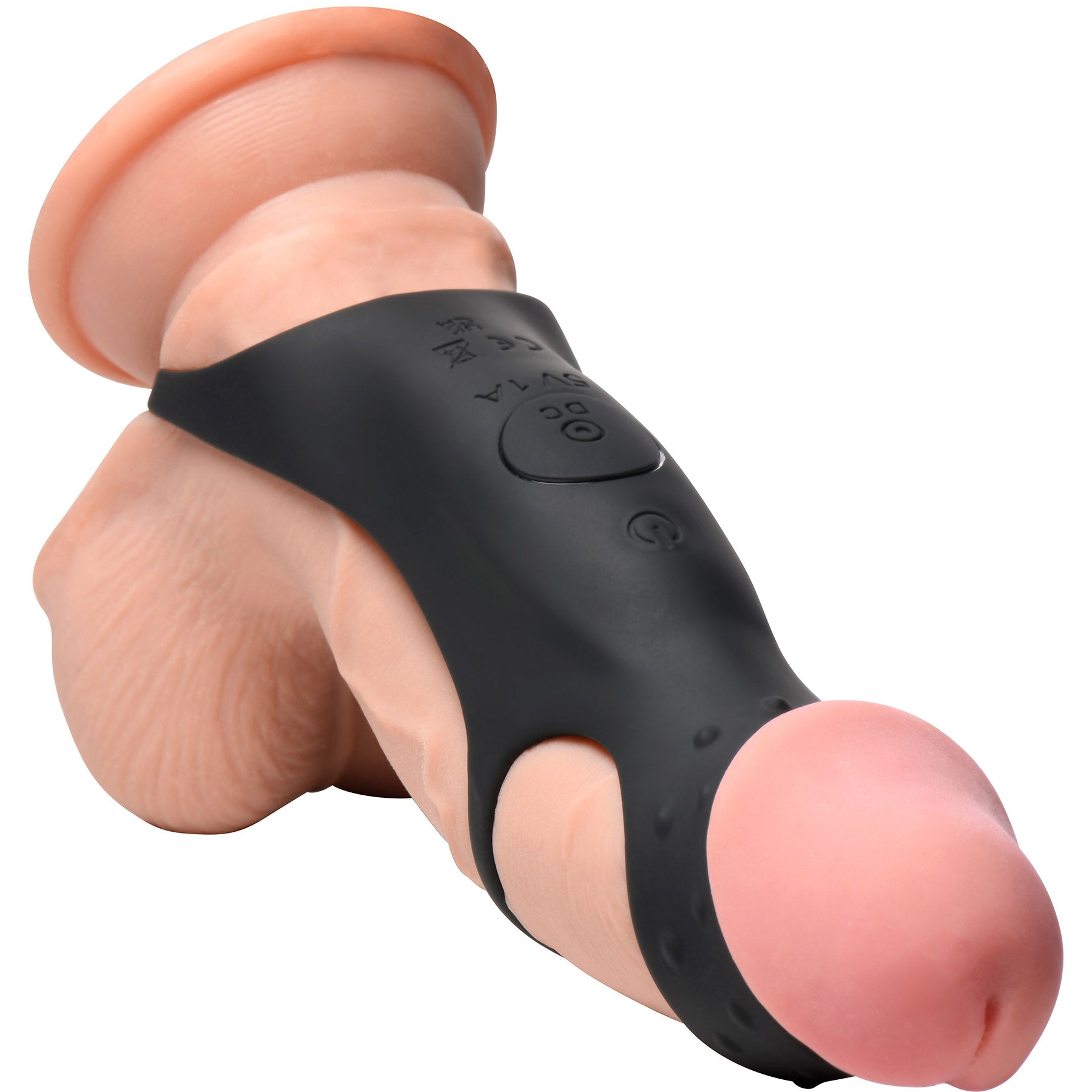 Jock Rush Vibrating Penis Sleeve Rechargeable Cock Ring with Remote