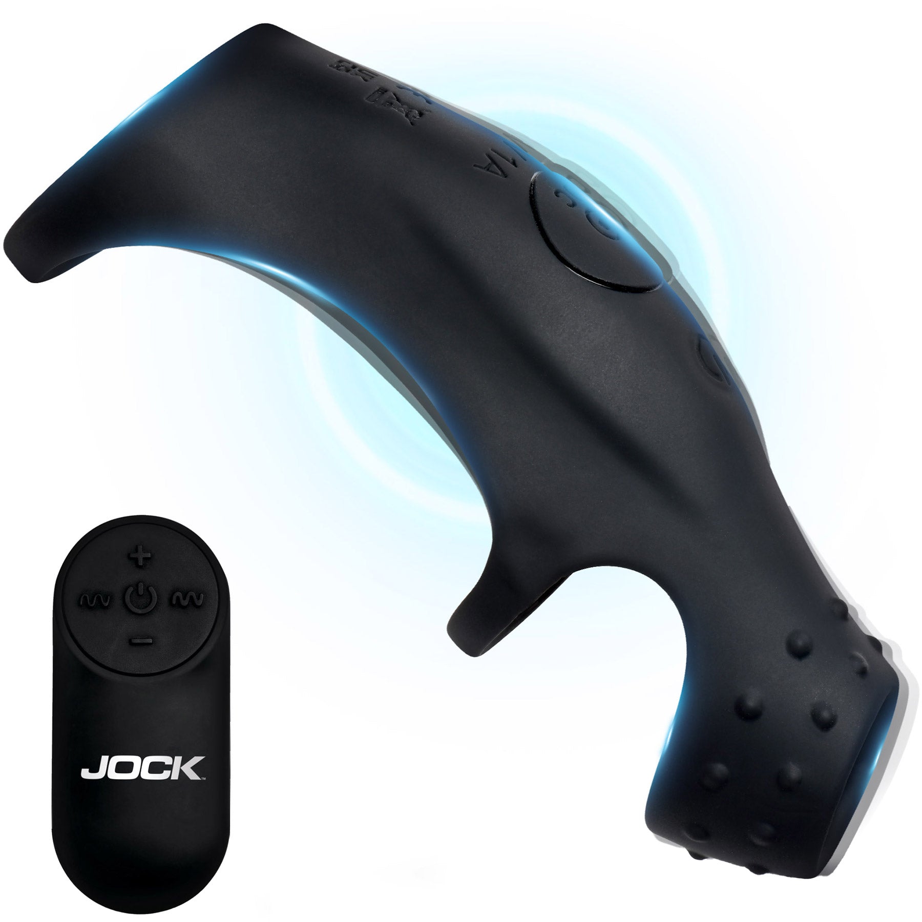 Jock Rush Vibrating Penis Sleeve Rechargeable Cock Ring with Remote