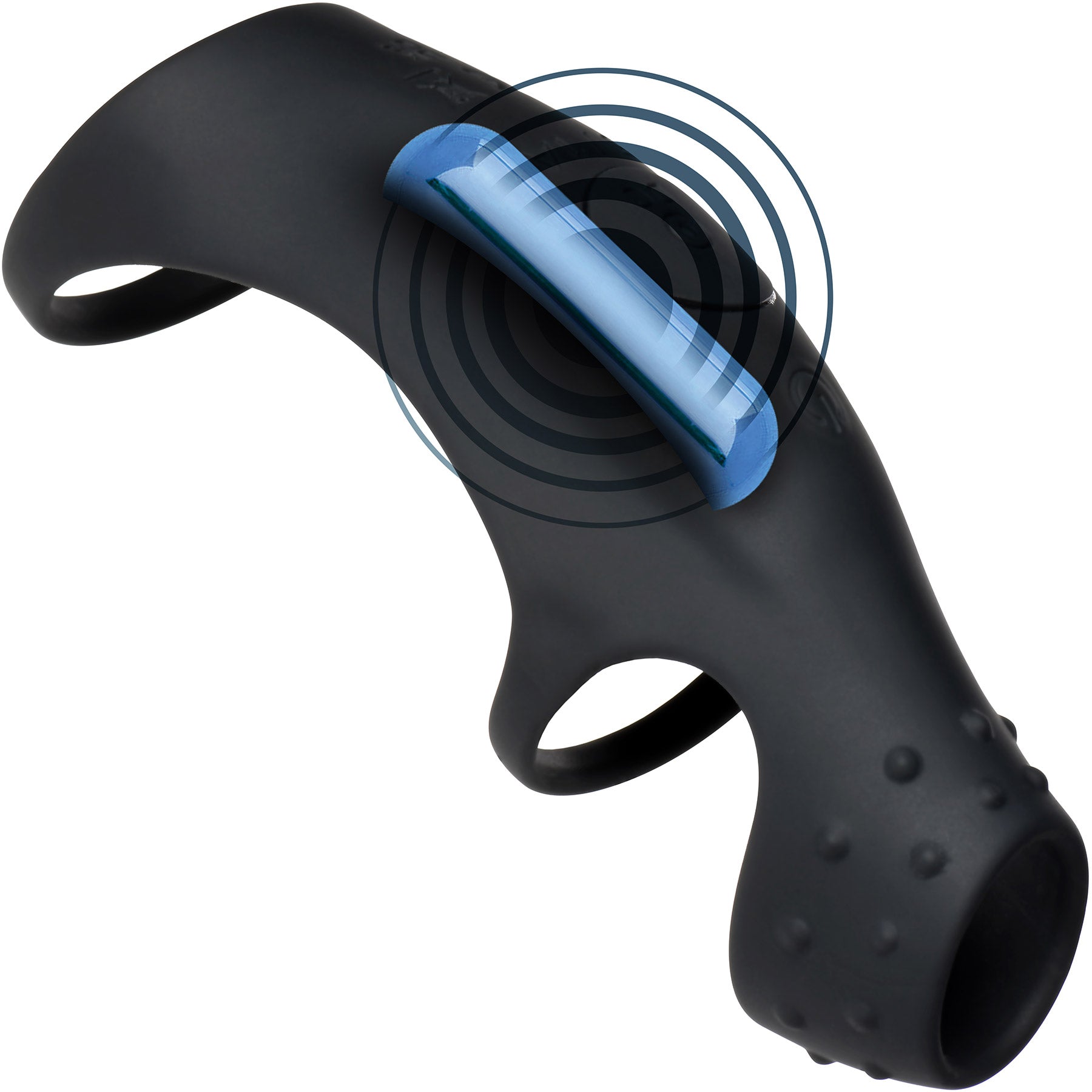 Jock Rush Vibrating Penis Sleeve Rechargeable Cock Ring with Remote