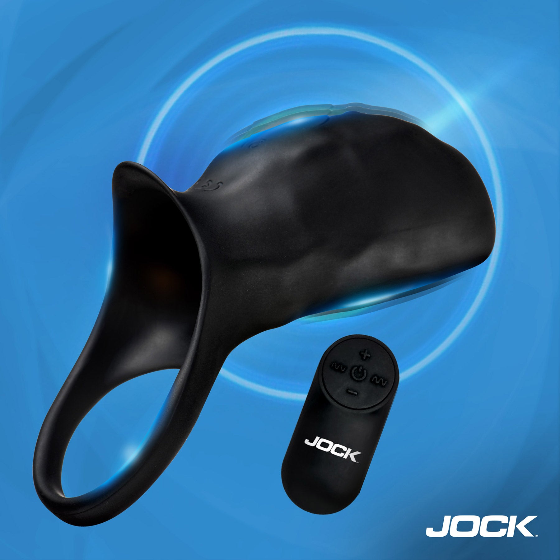 Jock Surge Vibrating Penis Sleeve Cock Ring with Remote Control