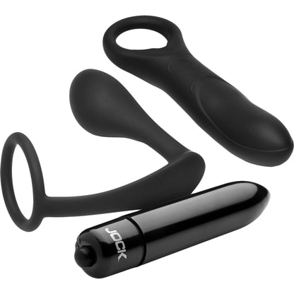 Jock P-Spotter Rechargeable Silicone Prostate Vibrator Set