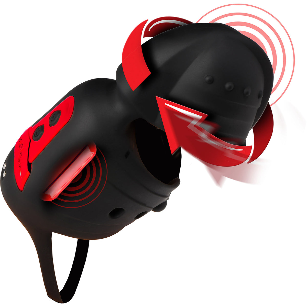 Jock Advanced Helmet Humper Gyrating & Vibrating Penis Masturbator