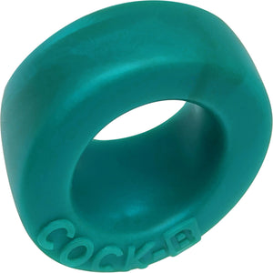 Oxballs Cock-B Silicone Cock Ring - Peacock Blue