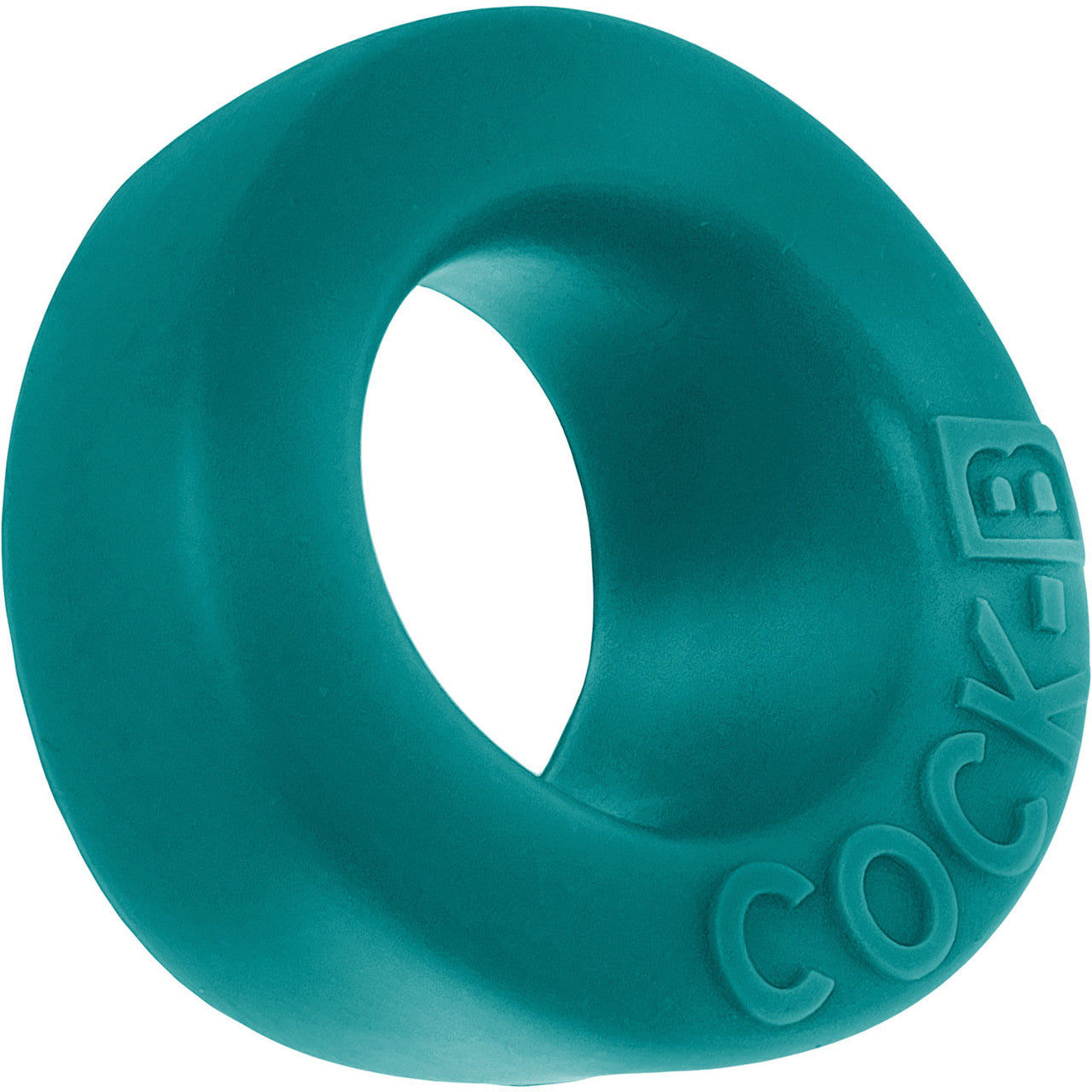 Oxballs Cock-B Silicone Cock Ring - Peacock Blue