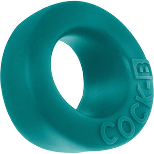 Oxballs Cock-B Silicone Cock Ring - Peacock Blue