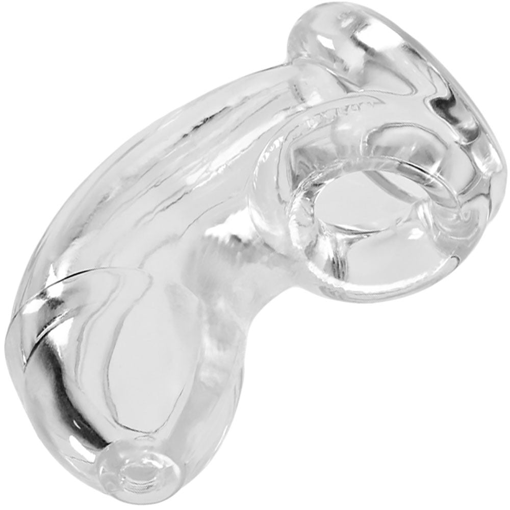 Oxballs Atomic Jock Cock-Lock Chastity Cage - Clear