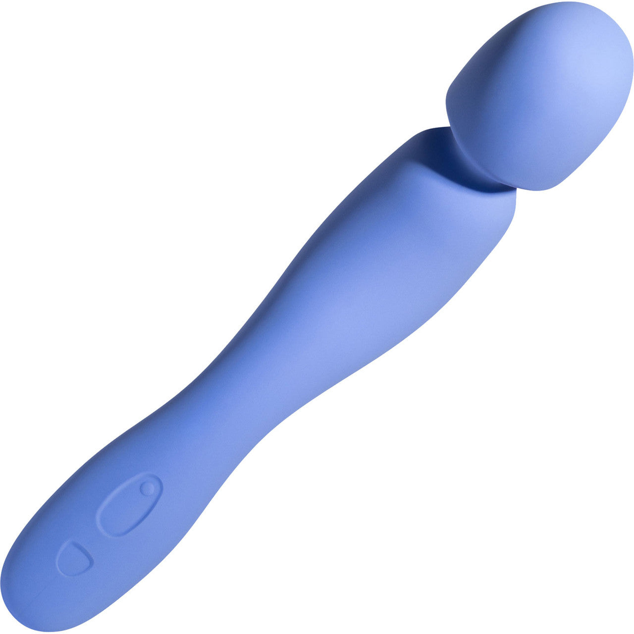 COM Silicone Waterproof Rechargeable Wand Vibrator By Dame - Periwinkle