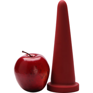 Small Cone Super Sized Silicone Anal Probe By Tantus XL Toys - Crimson