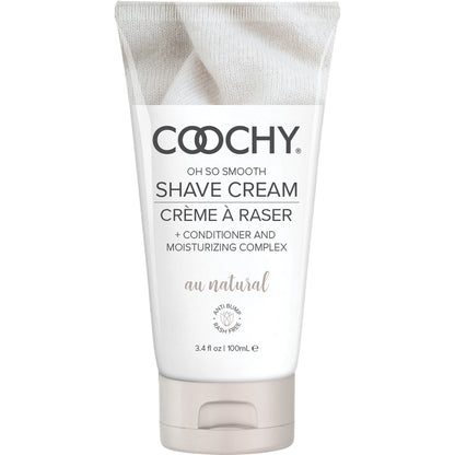 COOCHY Oh So Smooth Shave Cream - Au Natural 3.4 oz (100 mL)