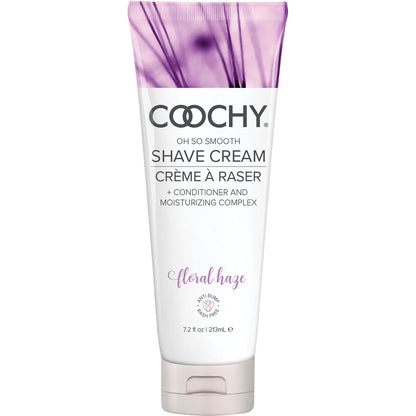 COOCHY Oh So Smooth Shave Cream - Floral Haze 7.2 oz (213 mL)