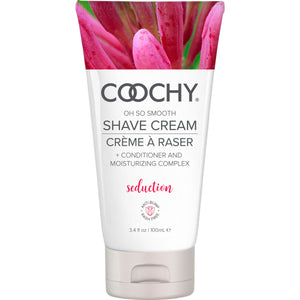 COOCHY Oh So Smooth Shave Cream, Seduction - Honeysuckle Citrus 3.4 oz (100 mL)