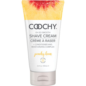 COOCHY Oh So Smooth Shave Cream - Peachy Keen 3.4 oz (100 mL)