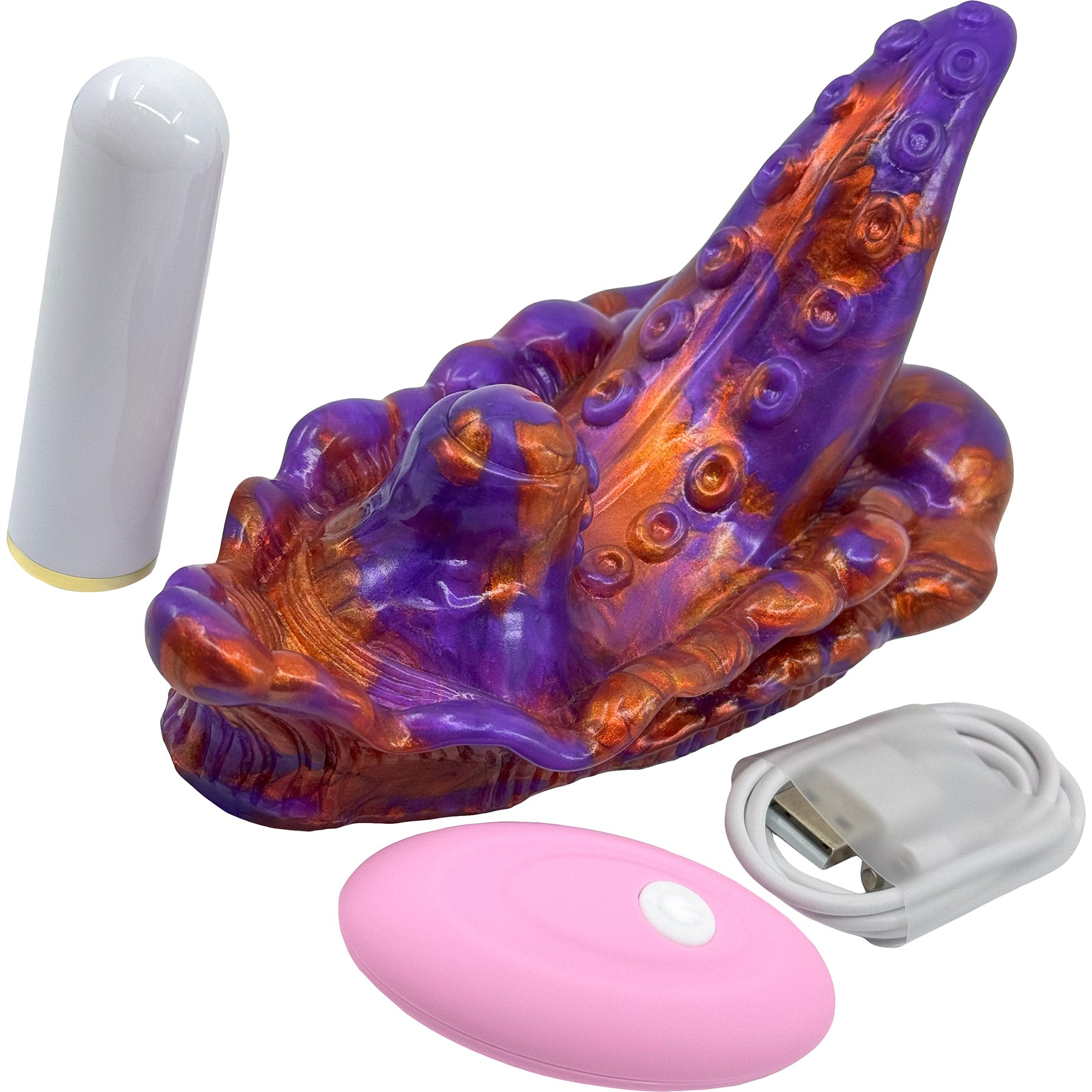 Copperhead Rechargeable Silicone Vibrating Grinder With Remote By Alien Nation