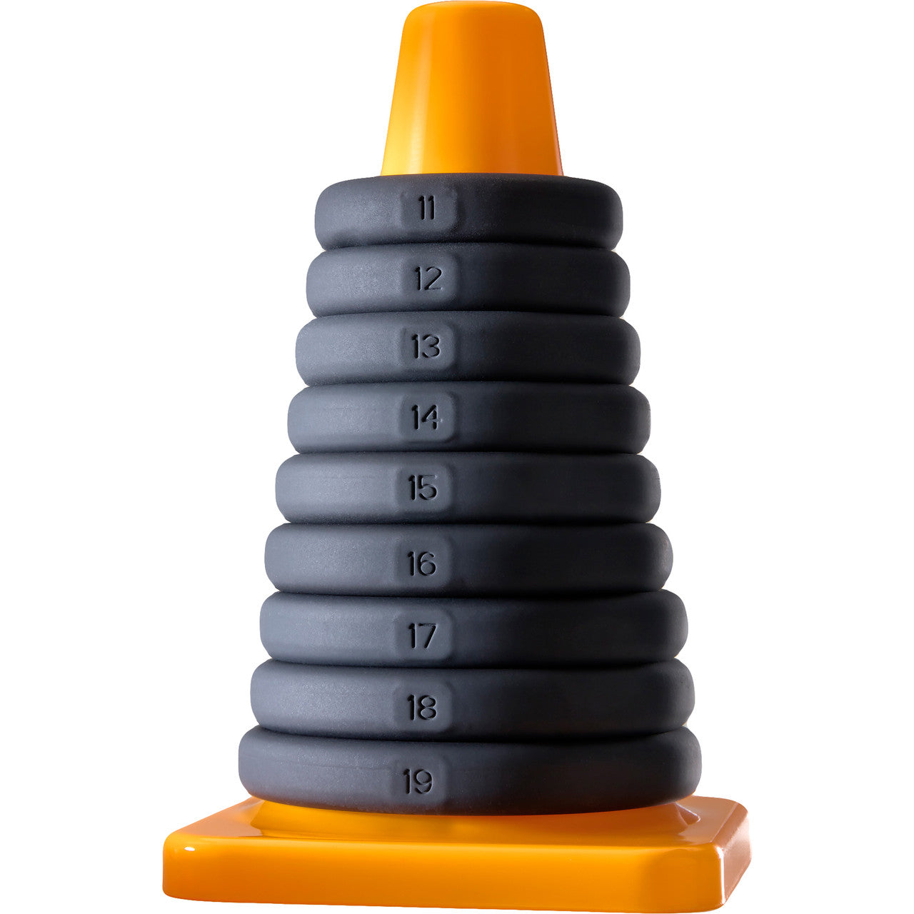 Perfect Fit Play Zone Kit With 9 Xact-Fit Cock Rings & Sturdy Storage Cone