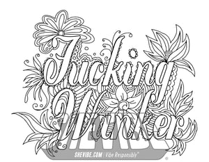#NSFW Creative Cursing Coloring Book - Illustrated by Alex Kotkin