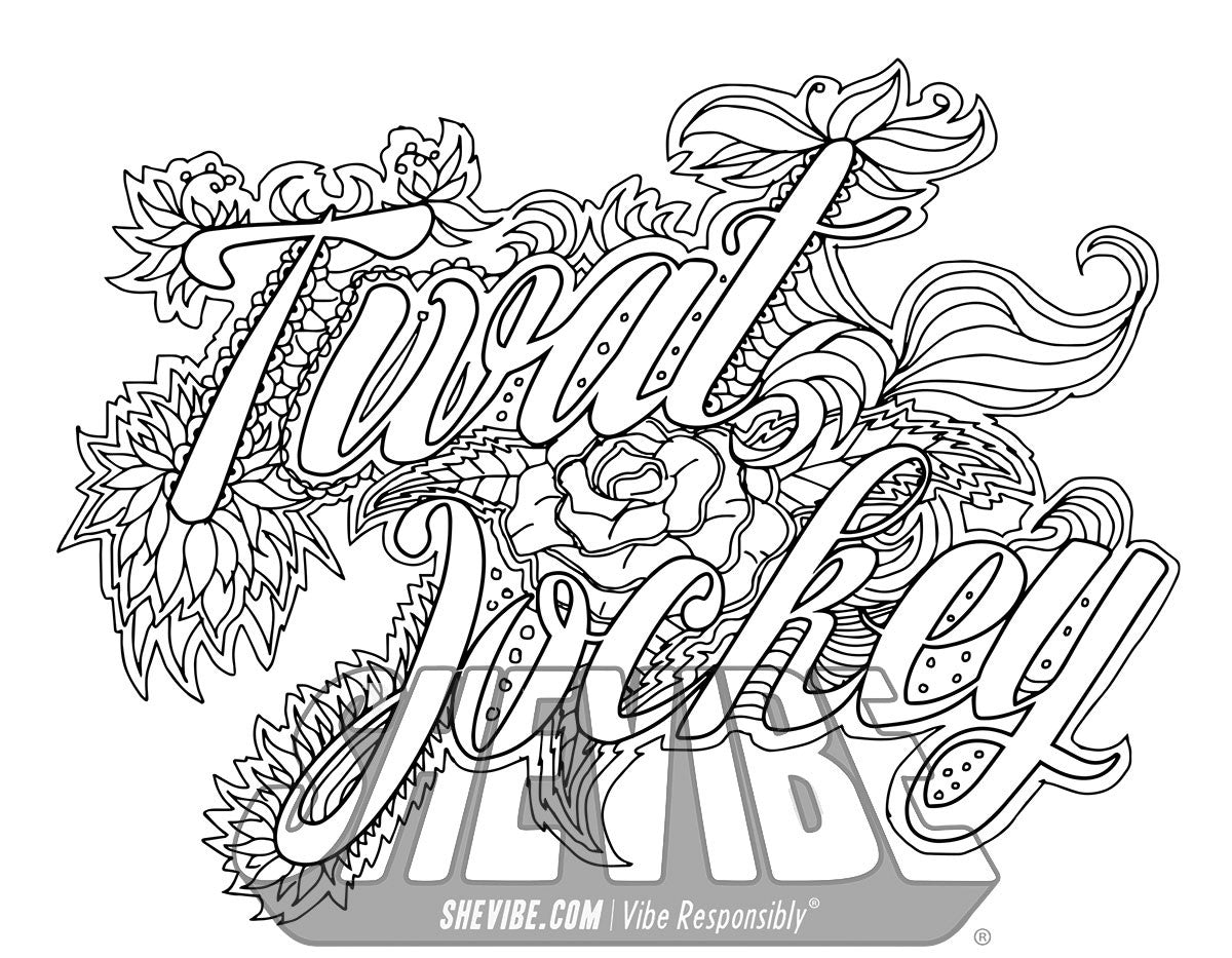 #NSFW Creative Cursing Coloring Book - Illustrated by Alex Kotkin