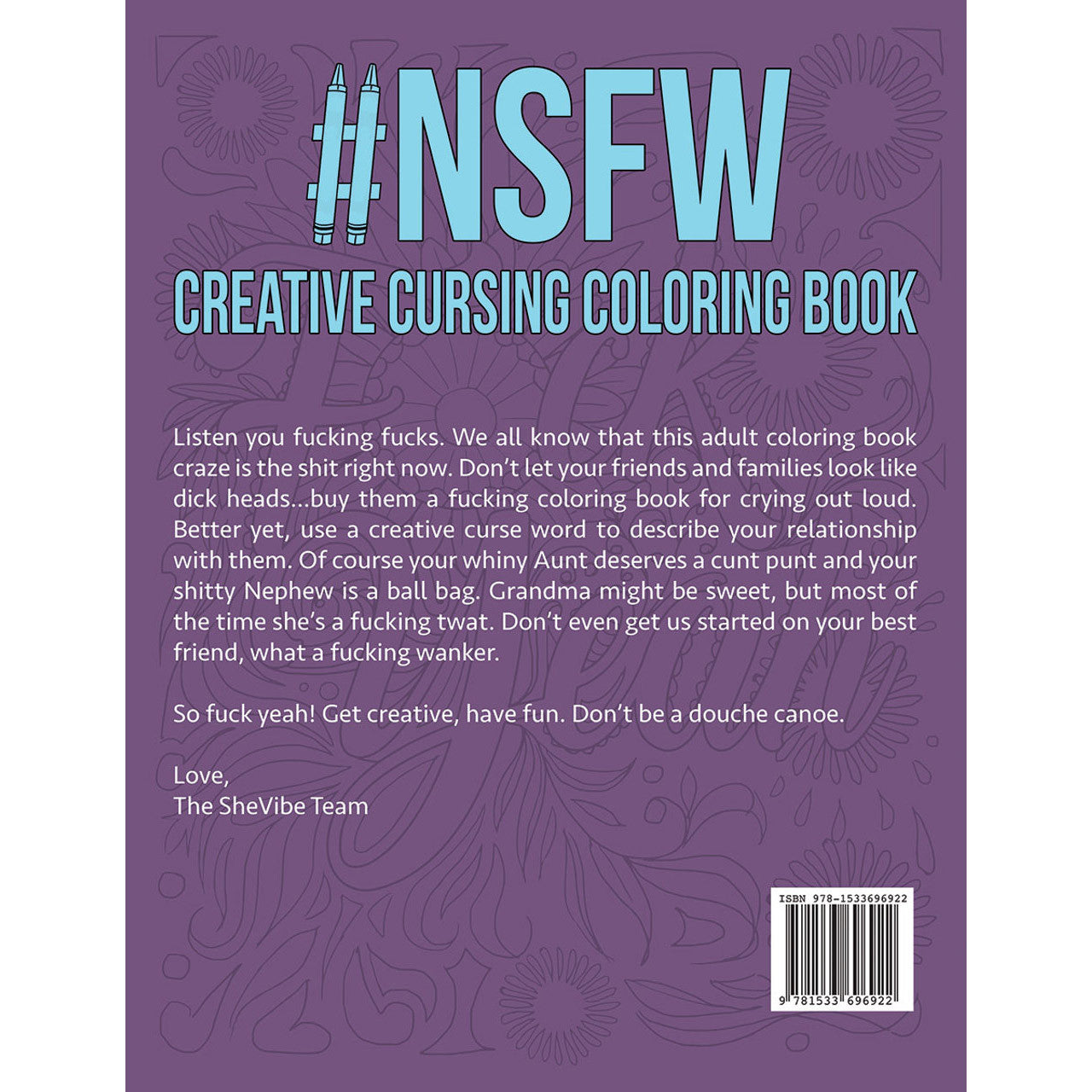 #NSFW Creative Cursing Coloring Book - Illustrated by Alex Kotkin