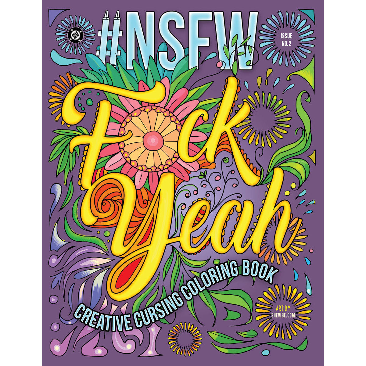 #NSFW Creative Cursing Coloring Book - Illustrated by Alex Kotkin